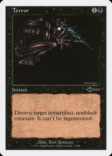 Terreur, carte Magic BTD 33 — extension Beatdown Box Set