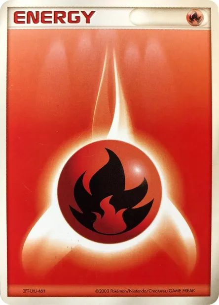 Énergie Feu, carte Pokémon LGP 2003 — extension League Promos