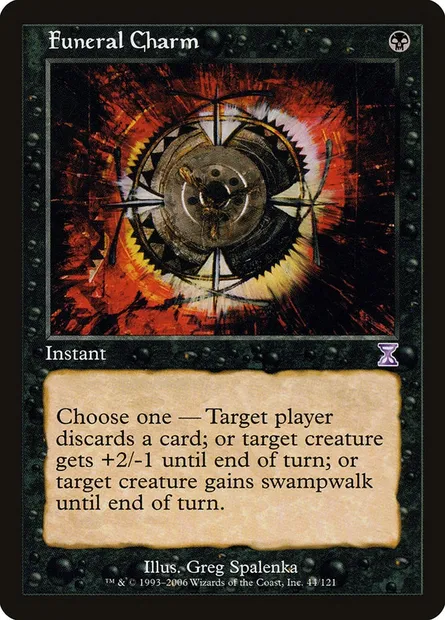 Funeral Charm, Magic card TSB 44 — Time Spiral Timeshifted set