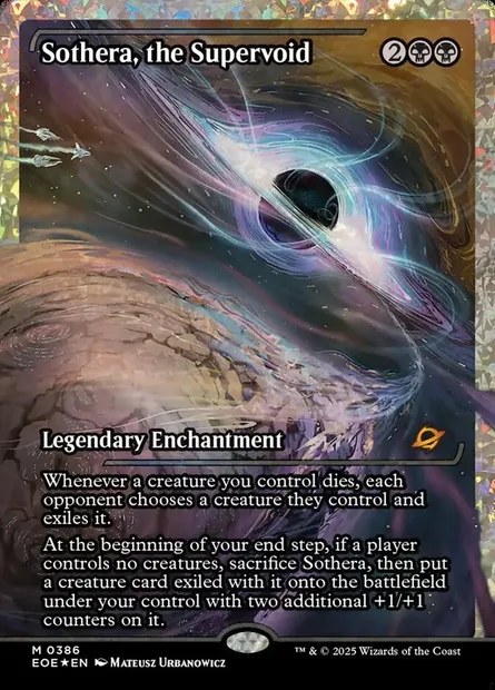 Sothera, the Supervoid, Magic card EOE 386 — Edge of Eternities set