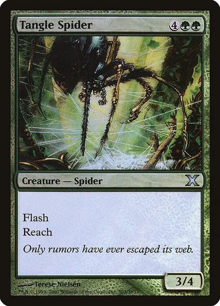 Tangle Spider, Magic card 10E 303★ — Tenth Edition set