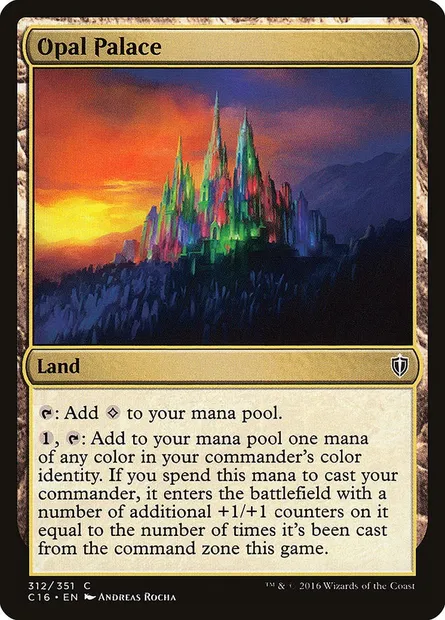 Opal Palace, Magic card C16 312 — Commander 2016 set