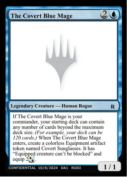 The Covert Blue Mage, carte Magic UNK RU03c — extension Unknown Event