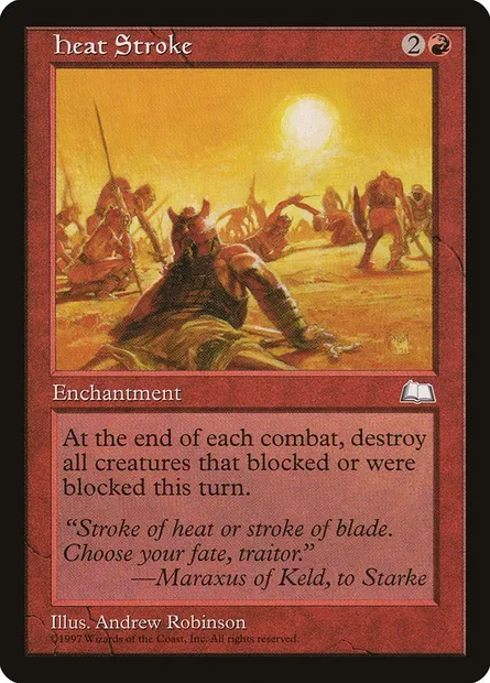 Heat Stroke, Magic card WTH 107 — Weatherlight set