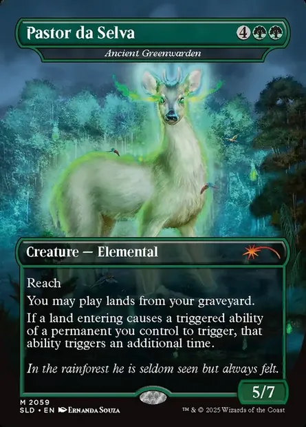 Ancient Greenwarden, Magic card SLD 2059 — Secret Lair Drop set