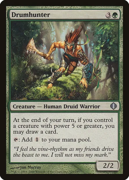 Drumhunter, Magic card ALA 129 — Shards of Alara set