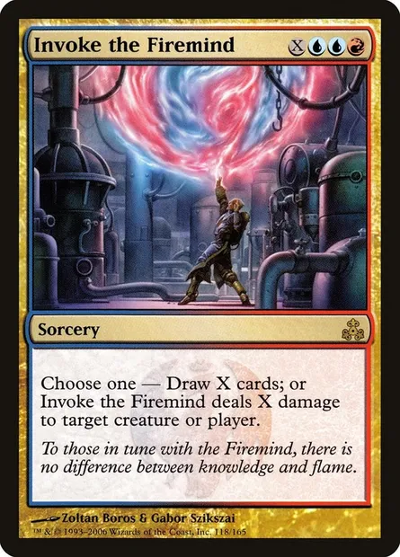 Invocation du Cérébropyre, carte Magic GPT 118 — extension Le Pacte des Guildes