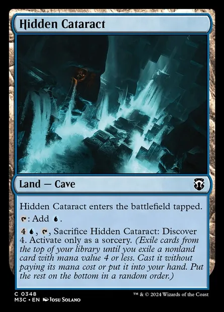Hidden Cataract, Magic card M3C 348 — Modern Horizons 3 Commander set
