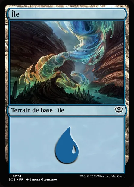 Île, carte Magic SOS 274 — extension Secrets of Strixhaven