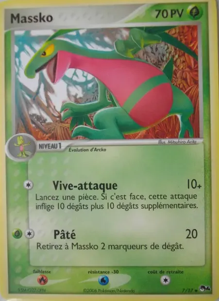 Massko, carte Pokémon P4 7 — extension POP Série 4