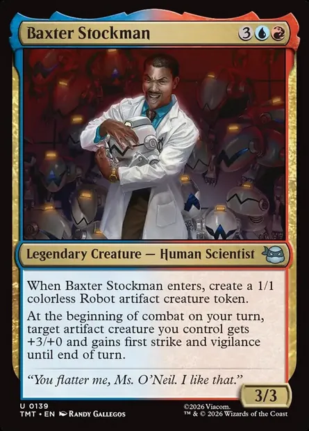 Baxter Stockman, Magic card TMT 139 — Teenage Mutant Ninja Turtles set