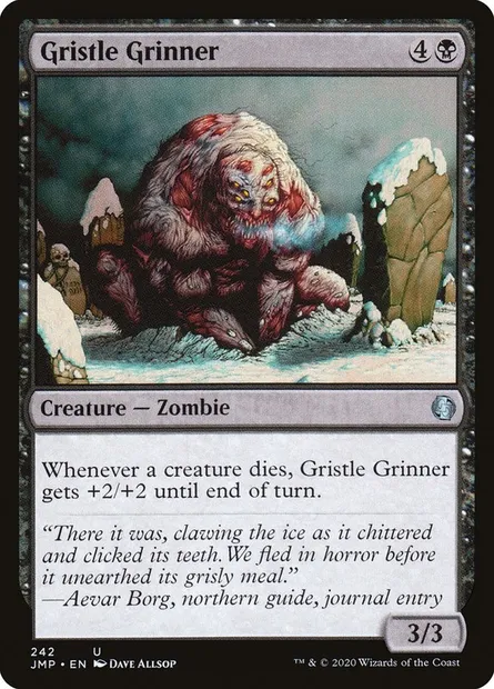 Gristle Grinner, Magic card JMP 242 — Jumpstart set