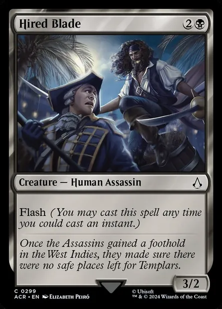 Hired Blade, Magic card ACR 299 — Assassin's Creed set