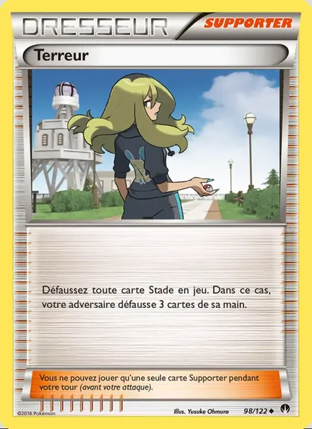 Terreur, carte Pokémon BKP 98 — extension Rupture Turbo