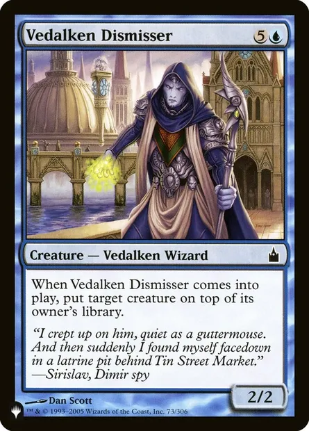 Congédieur vedalken, carte Magic PLST RAV-73 — extension The List