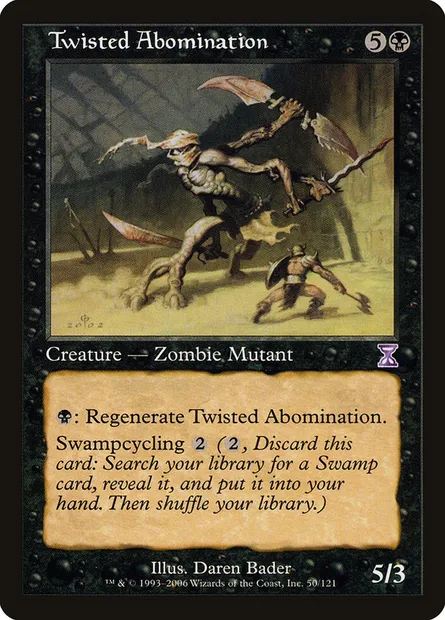 Abomination perverse, carte Magic TSB 50 — extension Time Spiral Timeshifted