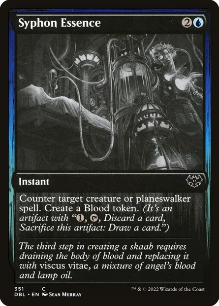Syphon Essence, Magic card DBL 351 — Innistrad: Double Feature set