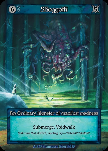 Shoggoth, carte Sorcery GOT 170 — extension Gothic