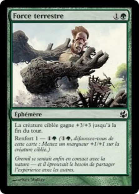 Force terrestre, carte Magic MOR 119 — extension Leveciel