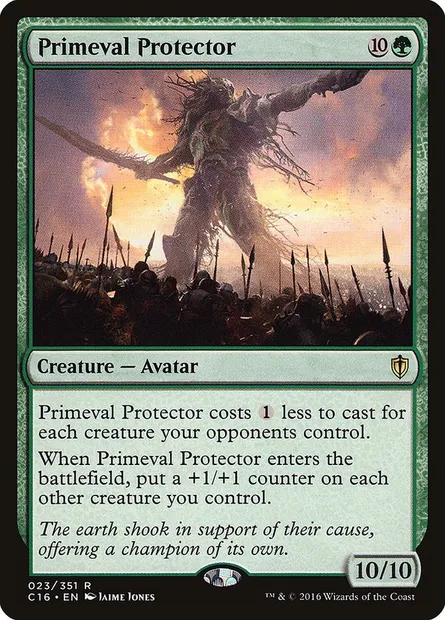 Primeval Protector, Magic card C16 23 — Commander 2016 set