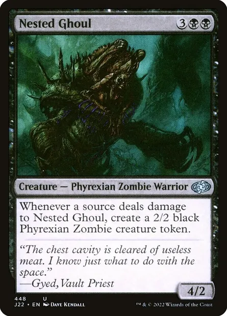 Nested Ghoul, Magic card J22 448 — Jumpstart 2022 set