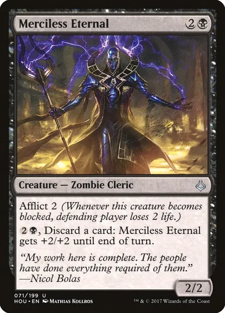 Merciless Eternal, Magic card HOU 71 — Hour of Devastation set