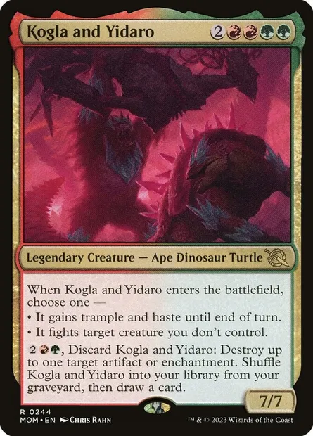 Kogla and Yidaro, Magic card MOM 244 — March of the Machine set