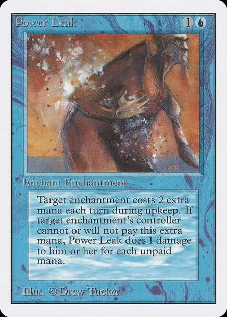 Power Leak, Magic card 2ED 72 — Unlimited Edition set