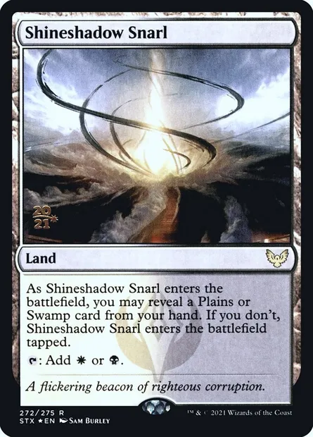 Shineshadow Snarl, Magic card PSTX 272s — Strixhaven: School of Mages Promos set