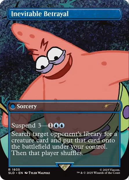 Inevitable Betrayal, Magic card SLD 1935 — Secret Lair Drop set