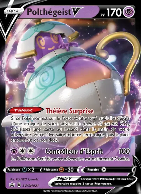 Polthégeist V, carte Pokémon SWSH 021 — extension Promo SWSH