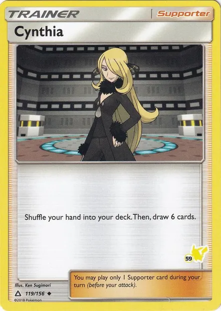 Cynthia, carte Pokémon BA20 119-59p — extension Battle Academy 2020