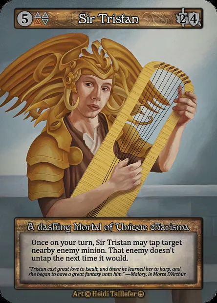 Sir Tristan, Sorcery card ATH 088 — Arthurian Legends set