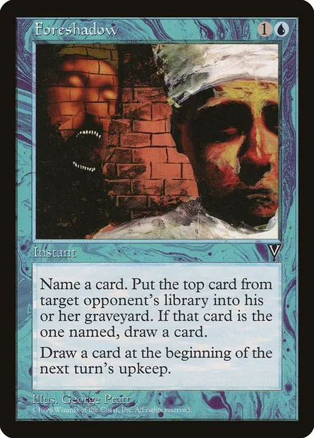 Annonciation, carte Magic VIS 33 — extension Visions