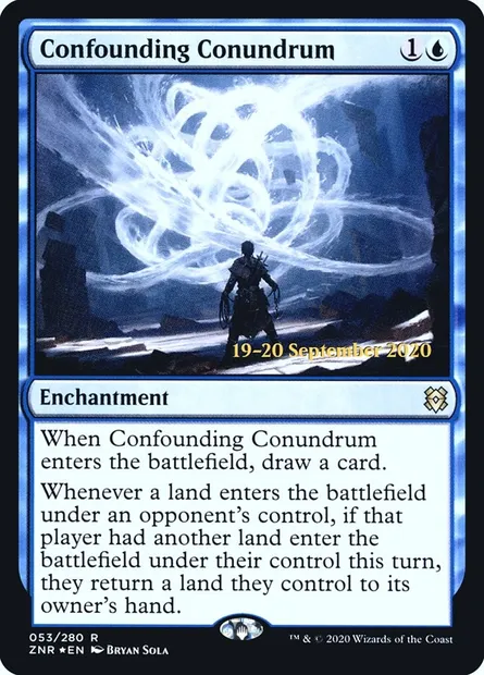 Confounding Conundrum, Magic card PZNR 53s — Zendikar Rising Promos set