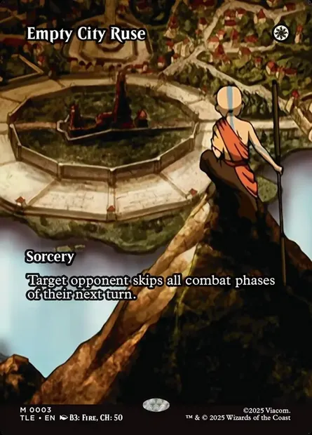 Empty City Ruse, Magic card TLE 3 — Avatar: The Last Airbender Eternal set