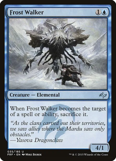 Frost Walker, Magic card FRF 35 — Fate Reforged set
