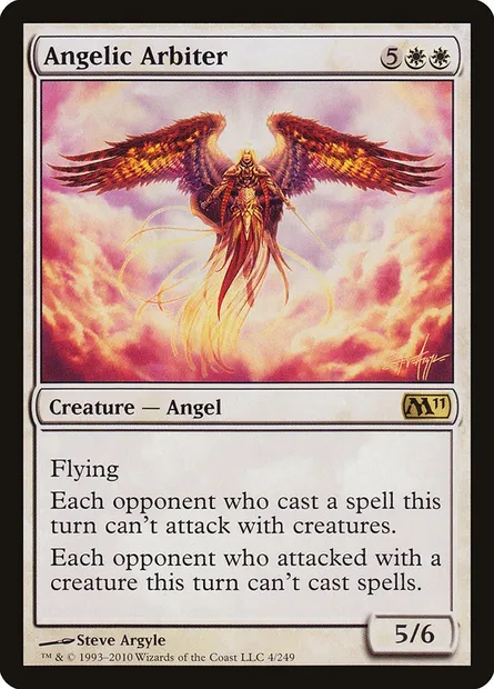Angelic Arbiter, Magic card M11 4 — Magic 2011 set