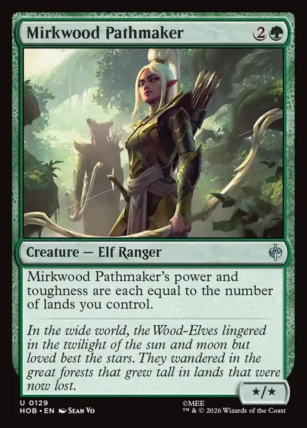 Mirkwood Pathmaker, Magic card HOB 129 — The Hobbit set