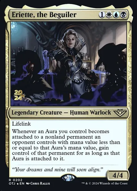 Eriette, the Beguiler, Magic card POTJ 202s — Outlaws of Thunder Junction Promos set