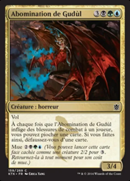 Abomination de Gudùl, carte Magic KTK 159 — extension Les Khans de Tarkir