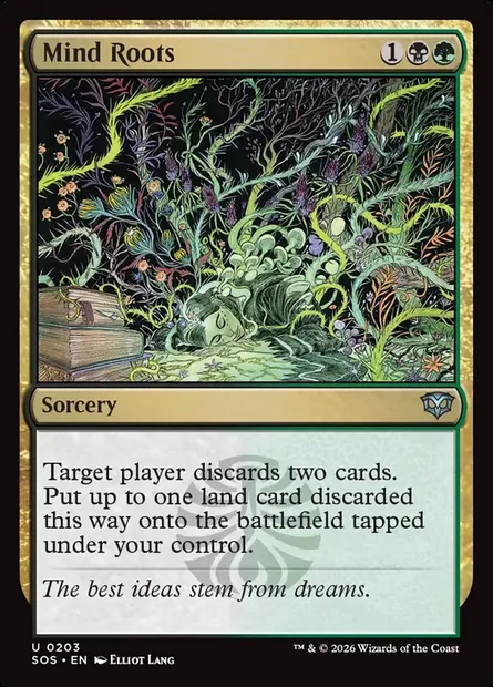 Mind Roots, Magic card SOS 203 — Secrets of Strixhaven set
