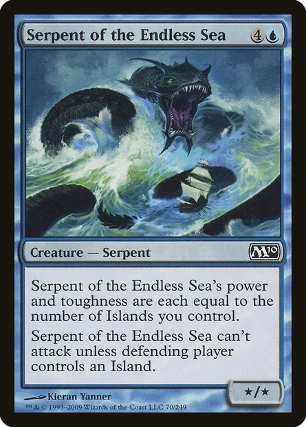 Serpent of the Endless Sea, Magic card M10 70 — Magic 2010 set
