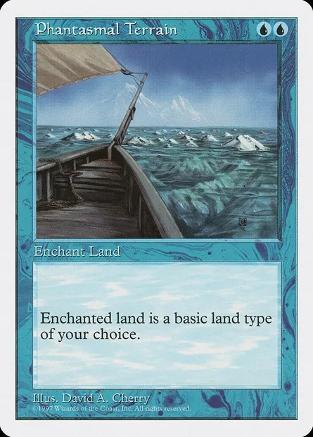 Phantasmal Terrain, Magic card 5ED 107 — Fifth Edition set
