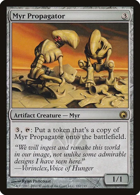 Myr Propagator, Magic card SOM 182 — Scars of Mirrodin set