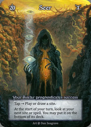Seer, carte Sorcery BET 008 — extension Beta