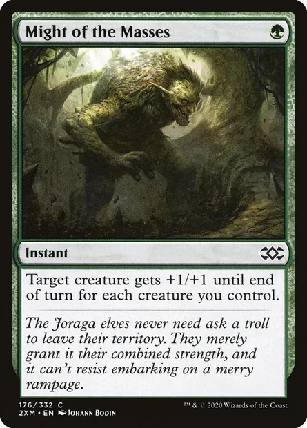 Might of the Masses, Magic card 2XM 176 — Double Masters set