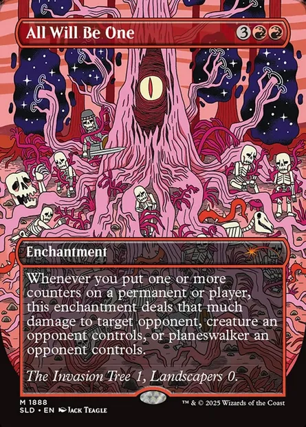 All Will Be One, Magic card SLD 1888 — Secret Lair Drop set