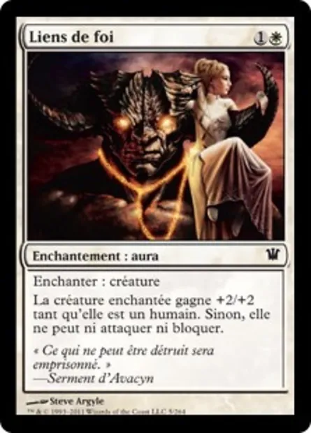 Liens de foi, carte Magic ISD 5 — extension Innistrad