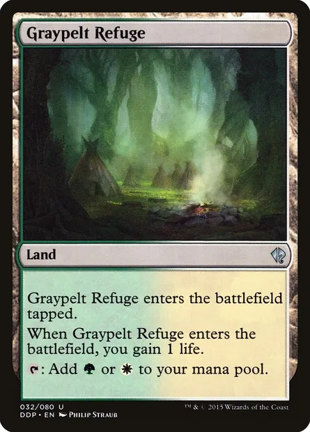 Graypelt Refuge, Magic card DDP 32 — Duel Decks: Zendikar vs. Eldrazi set